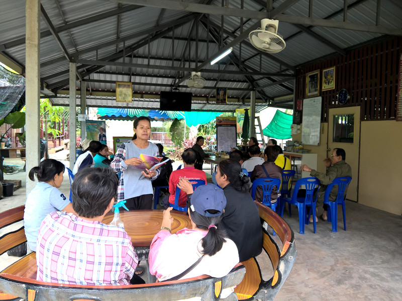 อบรมการทำบัญชีให้แก่เกษตรกรตำบลเขาหินซ้อน